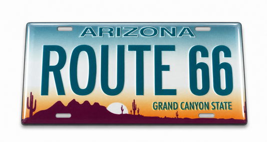 Arizona Route 66 domed insert for the 1Buckle system