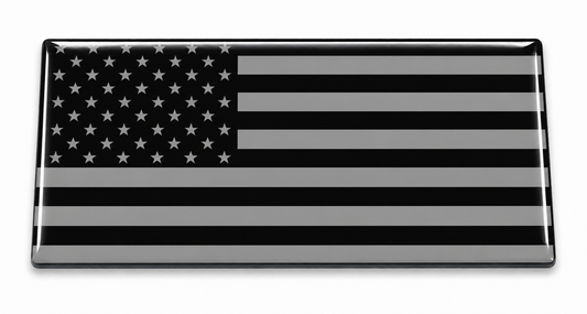 Black & Gray United States Flag domed insert for the 1Buckle system