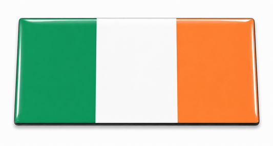 Ireland Flag domed insert for the 1Buckle system