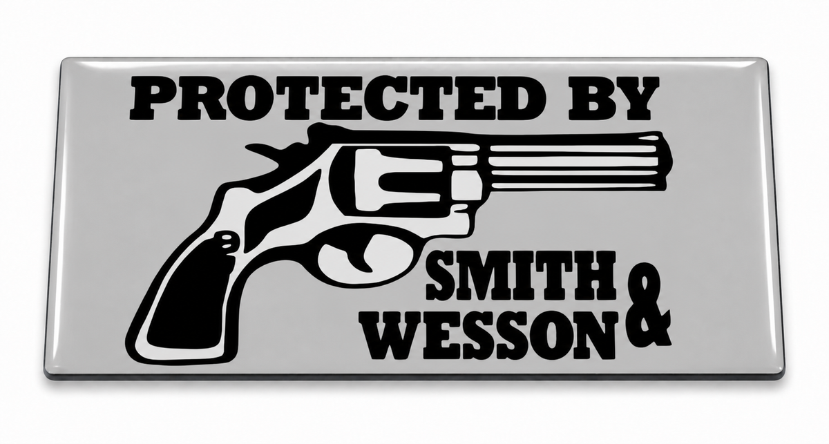 Protected by Smith & Wesson domed insert for the 1Buckle system