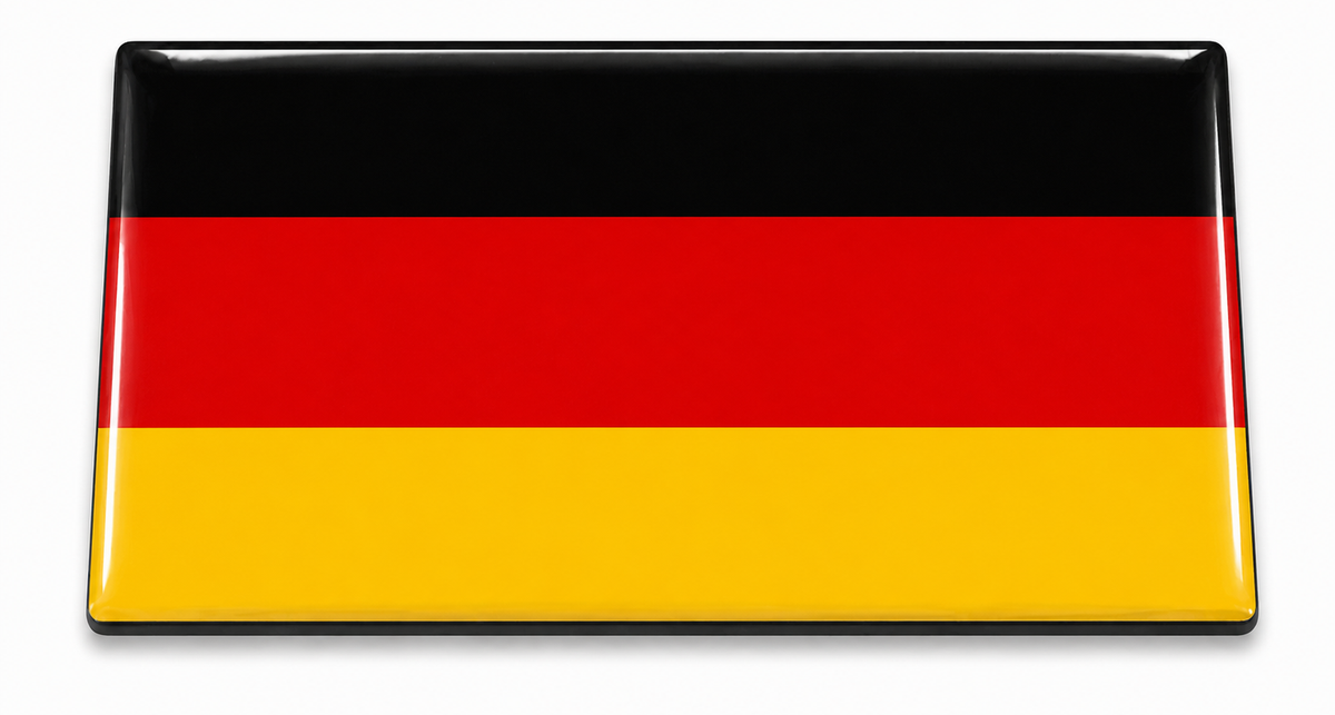 Germany Flag domed insert for the 1Buckle system