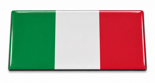 Italy Flag domed insert for the 1Buckle system