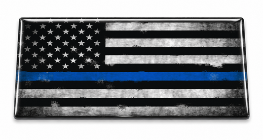Thin Blue Line United States Flag domed insert for the 1Buckle system