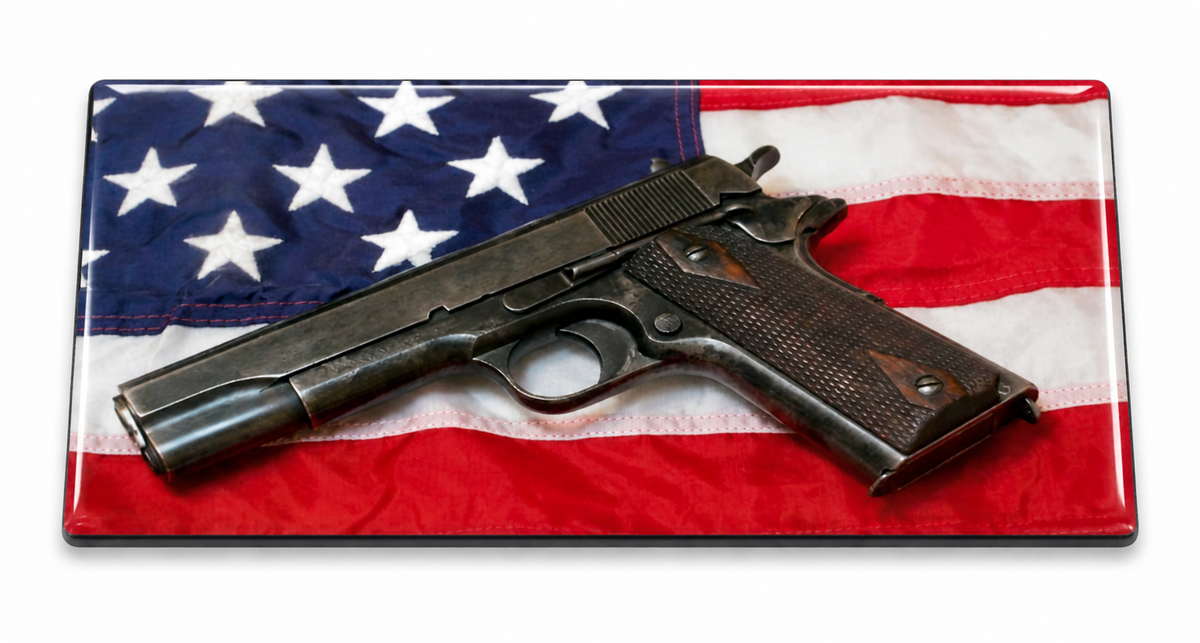 Handgun United States Flag domed insert for the 1Buckle system