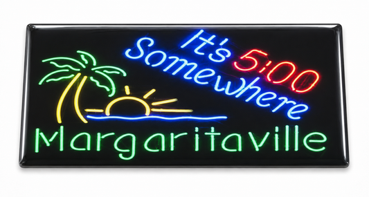 Margaritaville Neon domed insert for the 1Buckle system