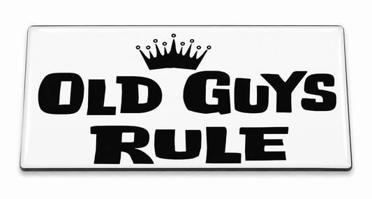 Old Guys Rule domed insert for the 1Buckle system