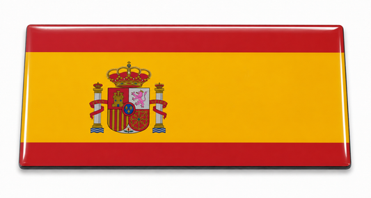 Spain Flag domed insert for the 1Buckle system