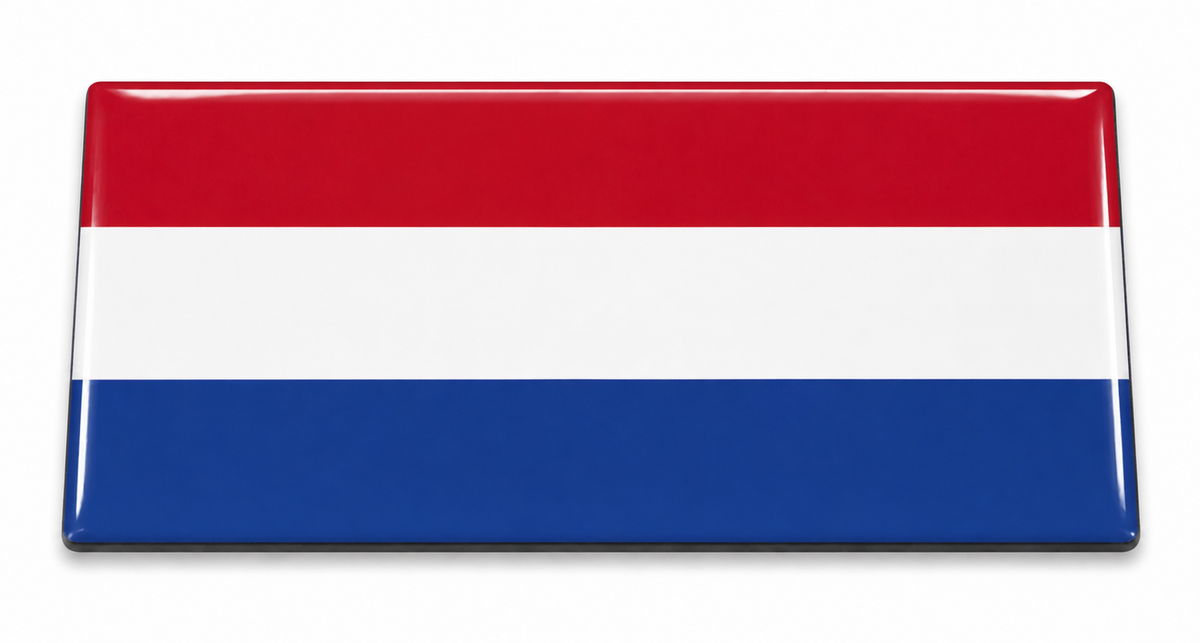 Netherlands Flag domed insert for the 1Buckle system