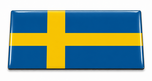 Sweden Flag domed insert for the 1Buckle system