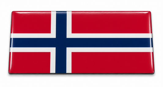 Norway Flag domed insert for the 1Buckle system