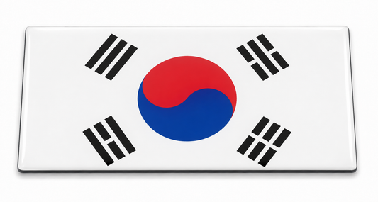 South Korea Flag domed insert for the 1Buckle system