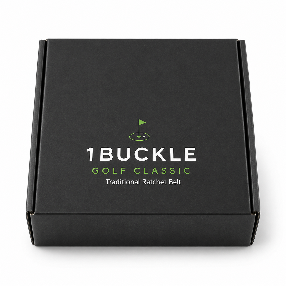 1Buckle Golf Classic traditional ratchet belt gift box