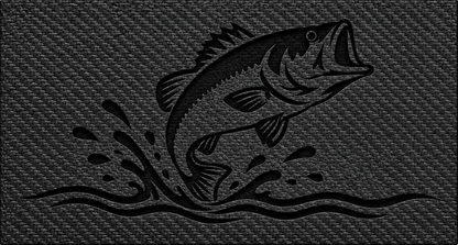 Big Catch — Black Carbon Bold laser-engraved insert