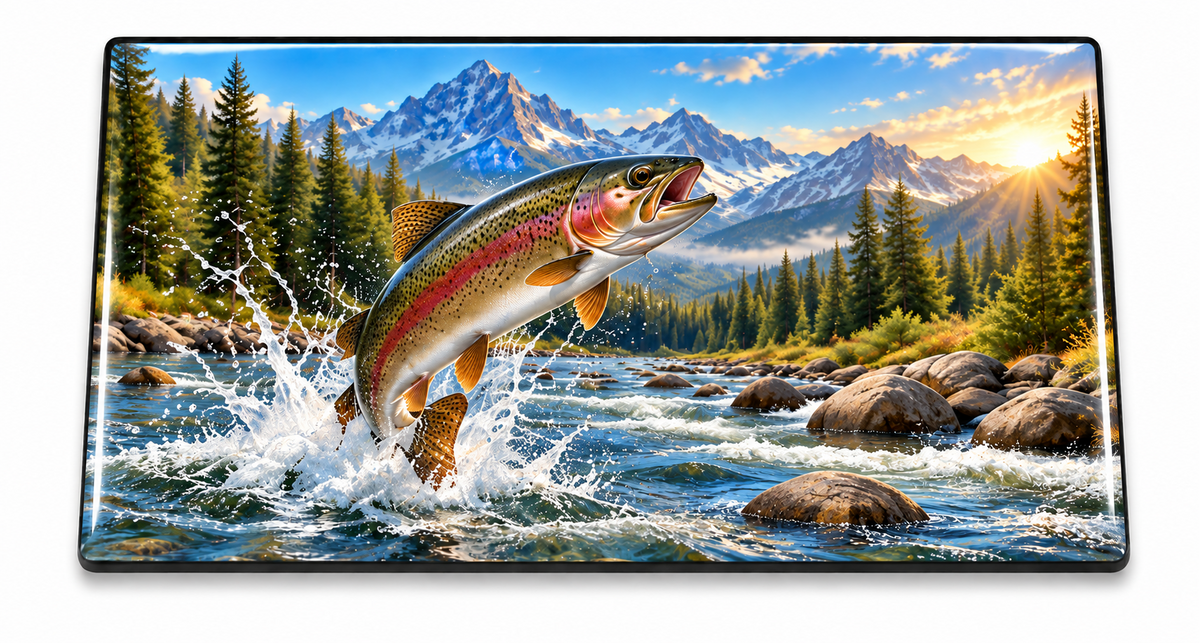 Rainbow Trout Domed Insert