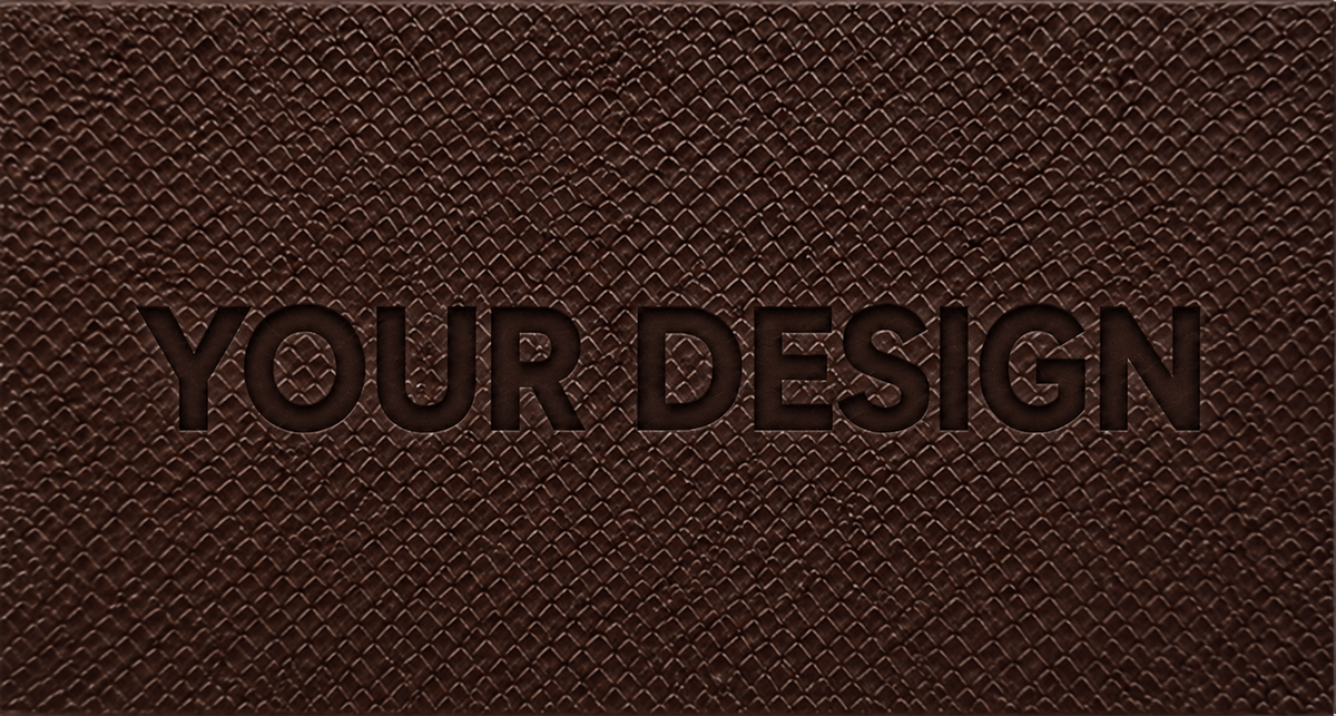 Plumber — Laser-Engraved Leather Insert