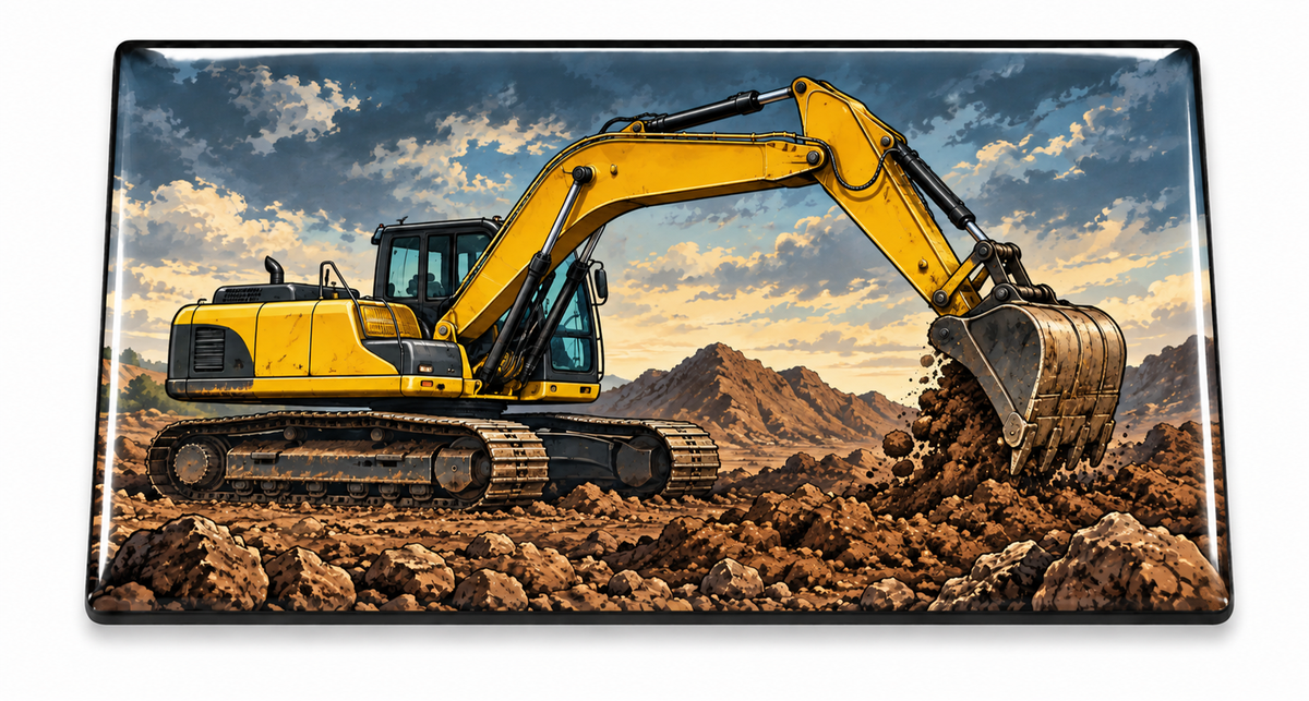 Heavy Equipment Excavator Domed Insert