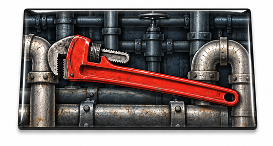 Plumber Pipe Wrench Domed Insert