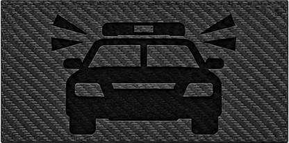 Police Officer — Black Carbon laser insert