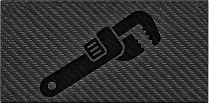 Plumber — Laser-Engraved Leather Insert