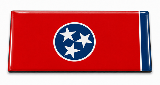 Tennessee State Flag domed insert for the 1Buckle system