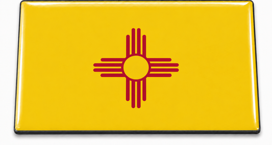New Mexico State Flag domed insert for the 1Buckle system